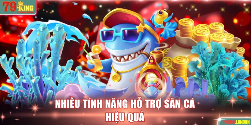 Bắn cá Tiên 79KING có nhiều tính năng hỗ trợ săn thưởng hiệu quả 