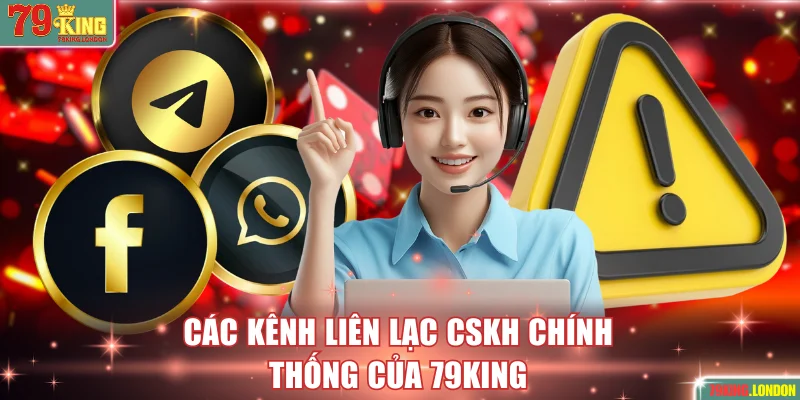 Các kênh liên lạc CSKH chính thống của 79KING