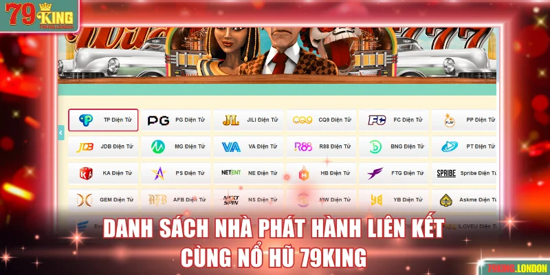 Danh sách địa điểm tham gia slot yêu thích của khách hàng